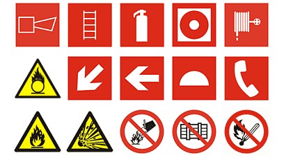 Oznakowanie ochrony przeciwpożarowej i ewakuacyjne